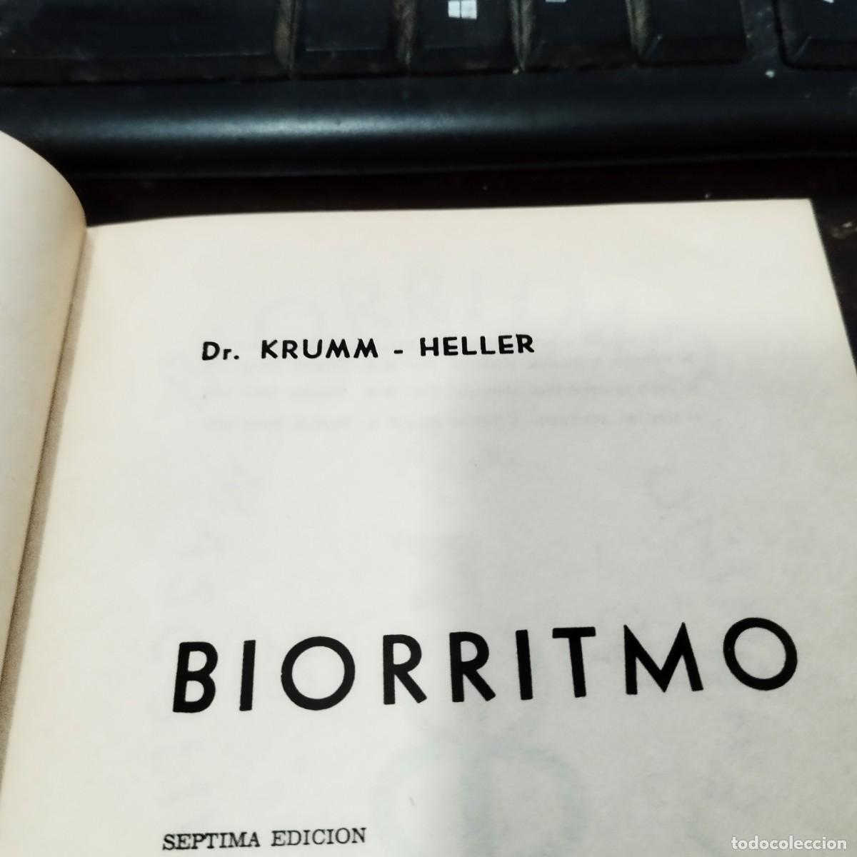 Libros de segunda mano: BIORRITMO / DR.KRUMM HELLER / VI-DESP KIER / - Foto 6