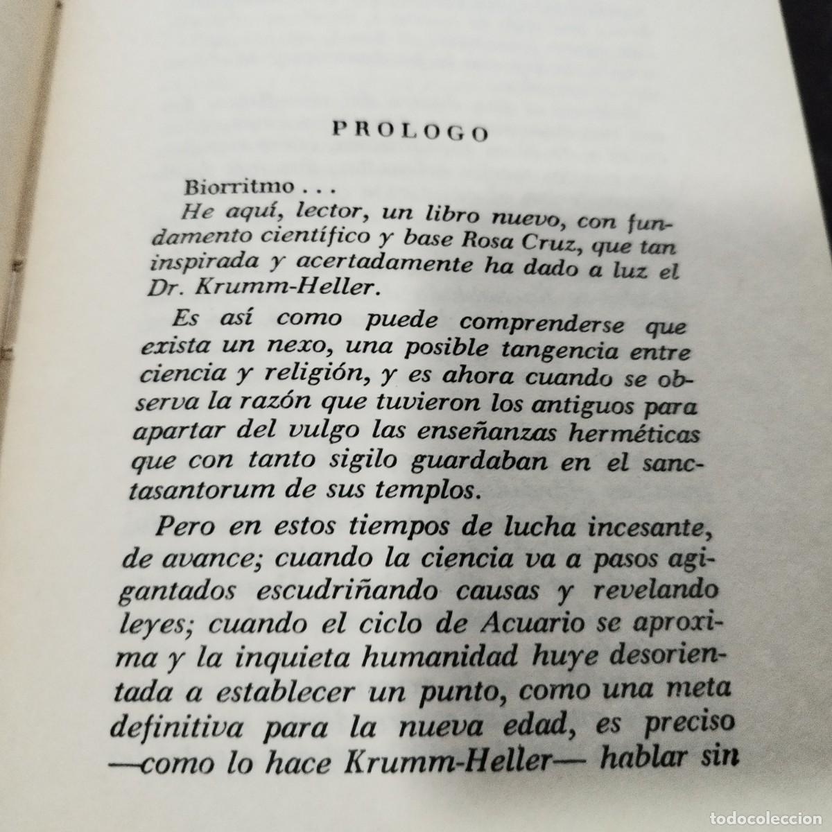 Libros de segunda mano: BIORRITMO / DR.KRUMM HELLER / VI-DESP KIER / - Foto 12