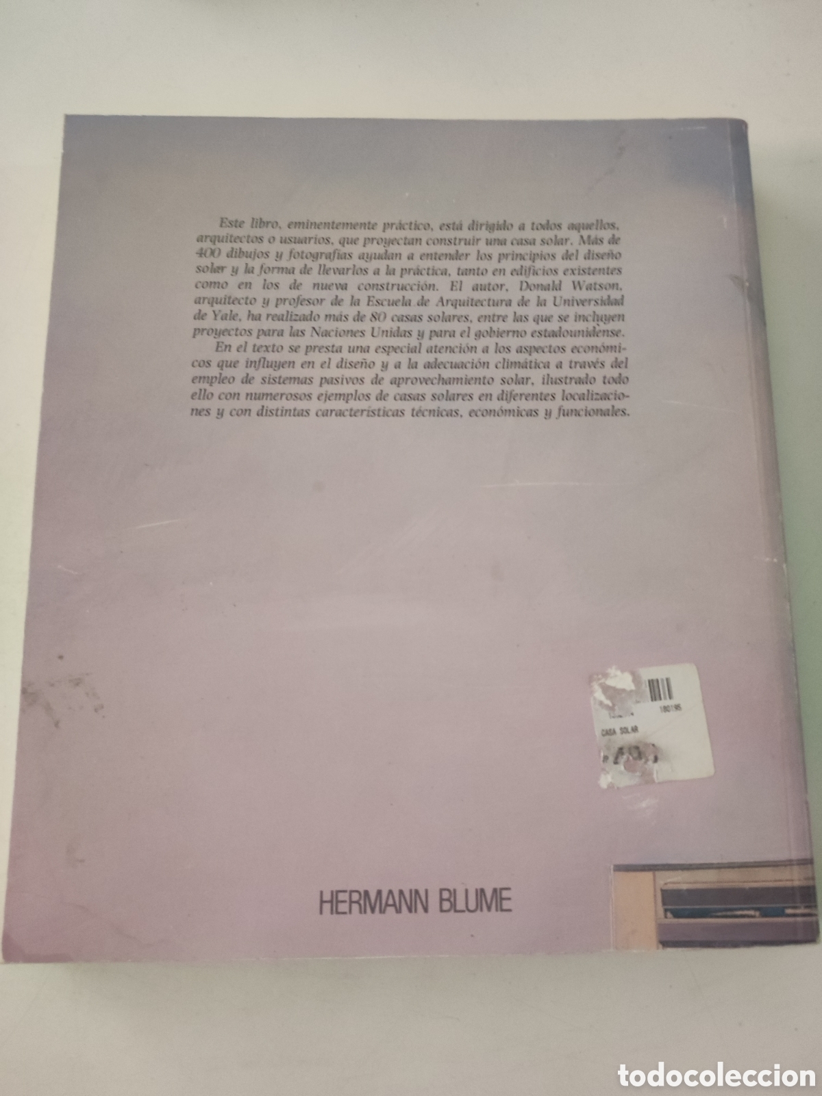 Libros de segunda mano: LA CASA SOLAR .- Donald Watson - Foto 2
