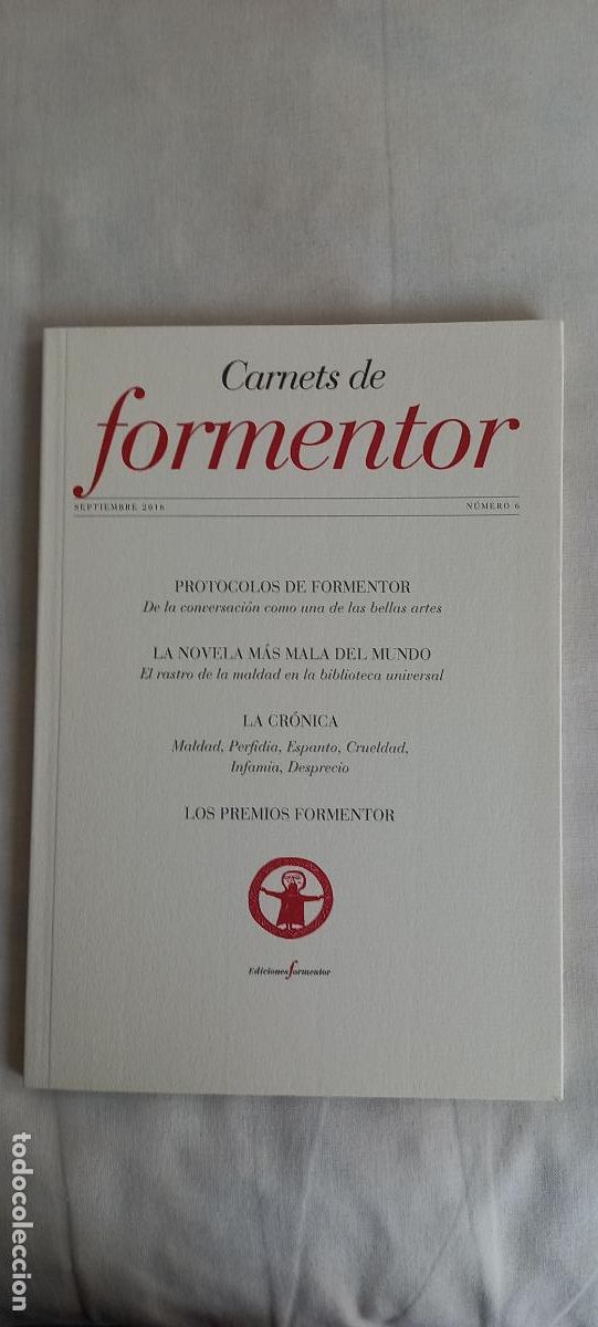 Libros de segunda mano: CARNETS DE FORMENTOR N&ordm; 6. SEPTIEMBRE 2016. PREMIO DE LAS LETRAS. - Foto 1