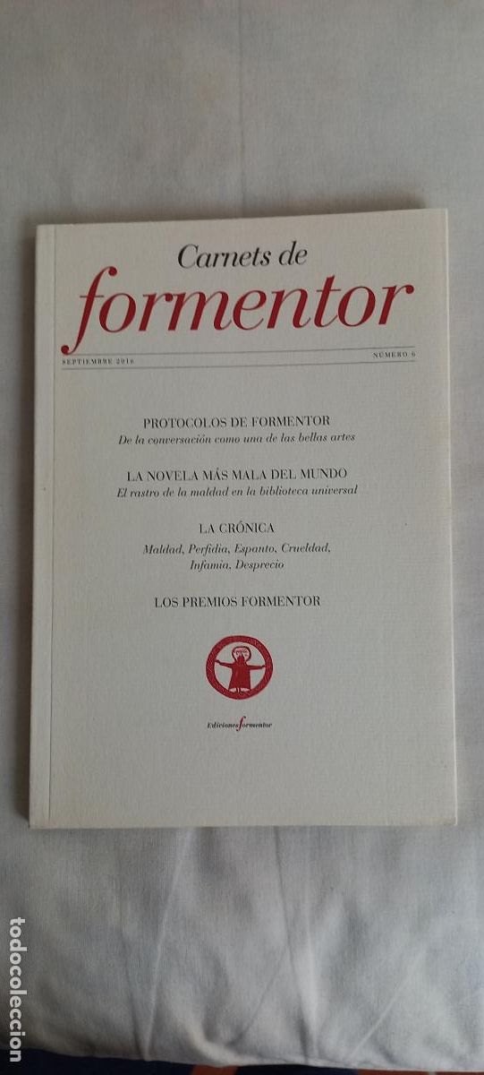 Libros de segunda mano: CARNETS DE FORMENTOR N&ordm; 6. SEPTIEMBRE 2016. PREMIO DE LAS LETRAS. - Foto 1
