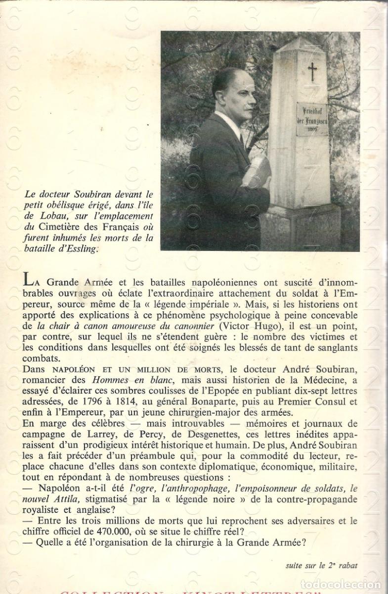 Libros de segunda mano: NAPOLEON UN MILLION DE MORTS ANDR&Eacute; SOUBIRAN U2 - Foto 2