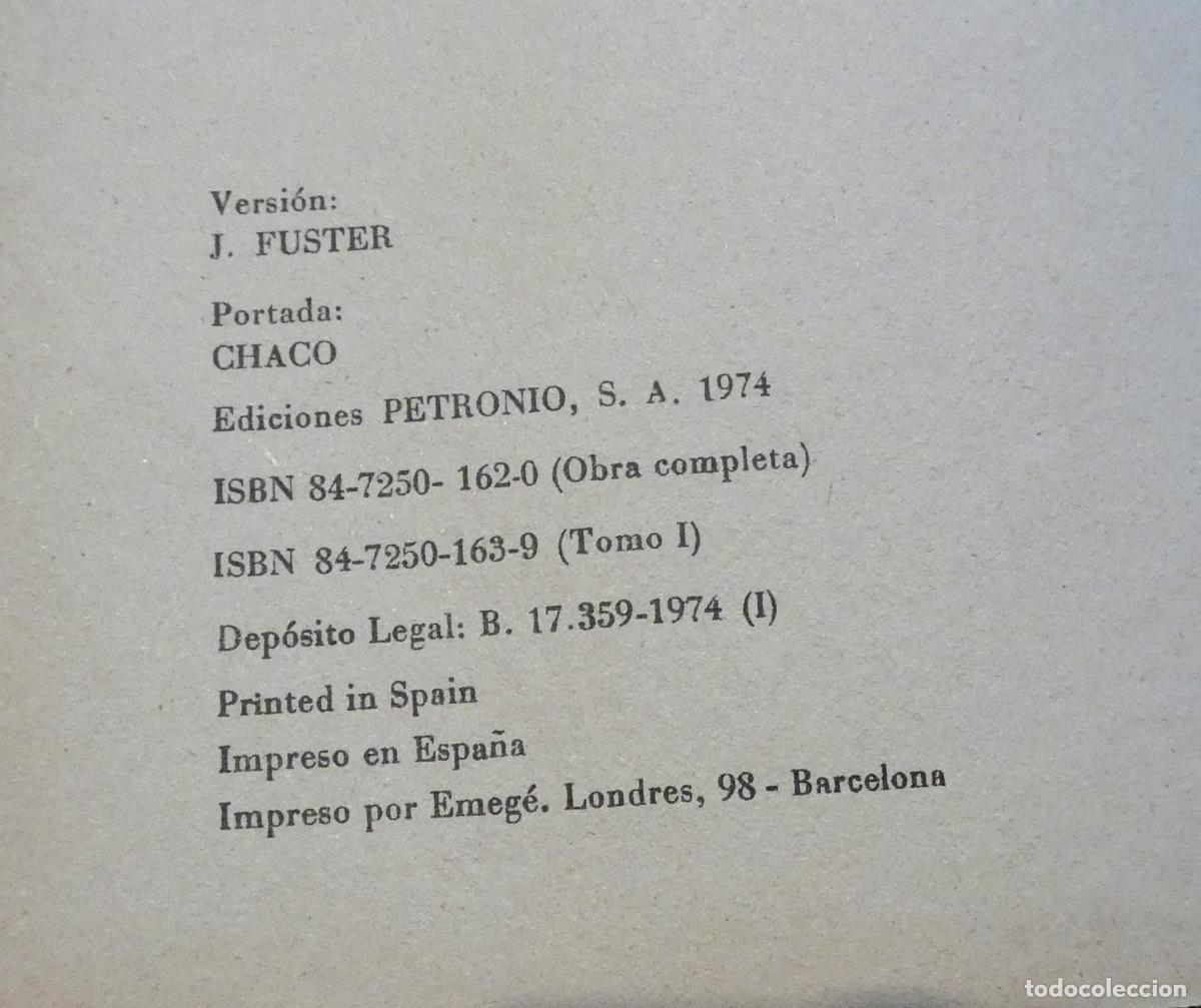 Libros de segunda mano: EL ORIGEN DE LAS ESPECIES - CH. DARWIN - EDICIONES PETRONIO 1974 - 2 TOMOS - Foto 4