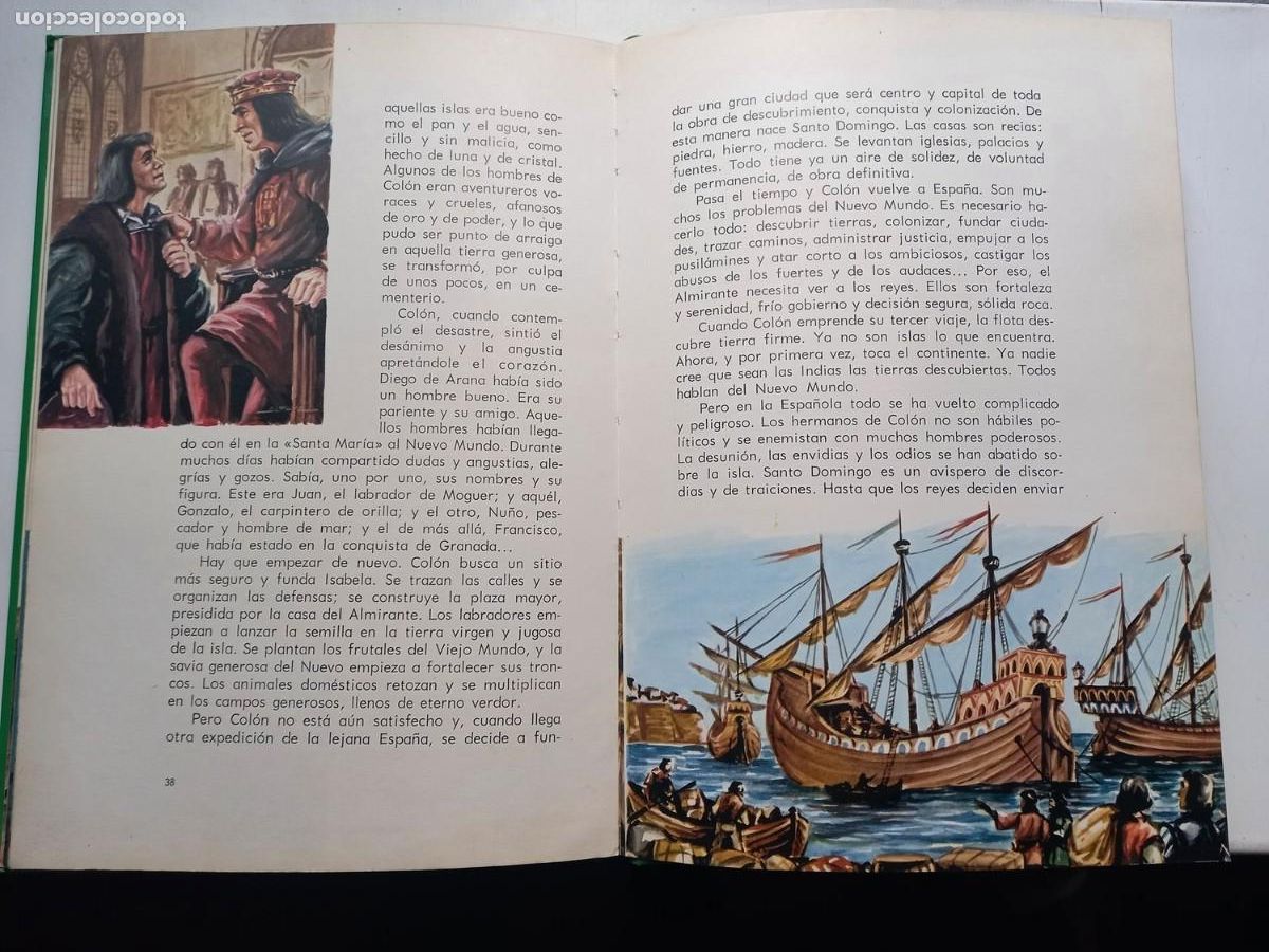 Libros de segunda mano: CRISTOBAL COL&Oacute;N. (Everest, 1981. Como nuevo) - Foto 6