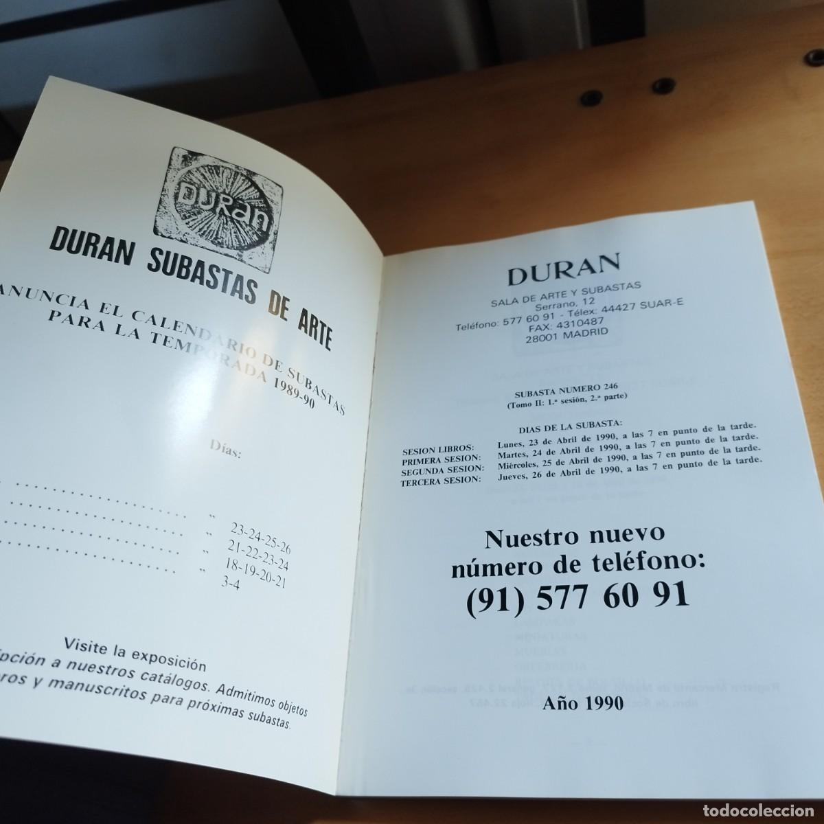 Libros de segunda mano: DURAN SUBASTA N&ordm;246 / / EVA 075 - Foto 3