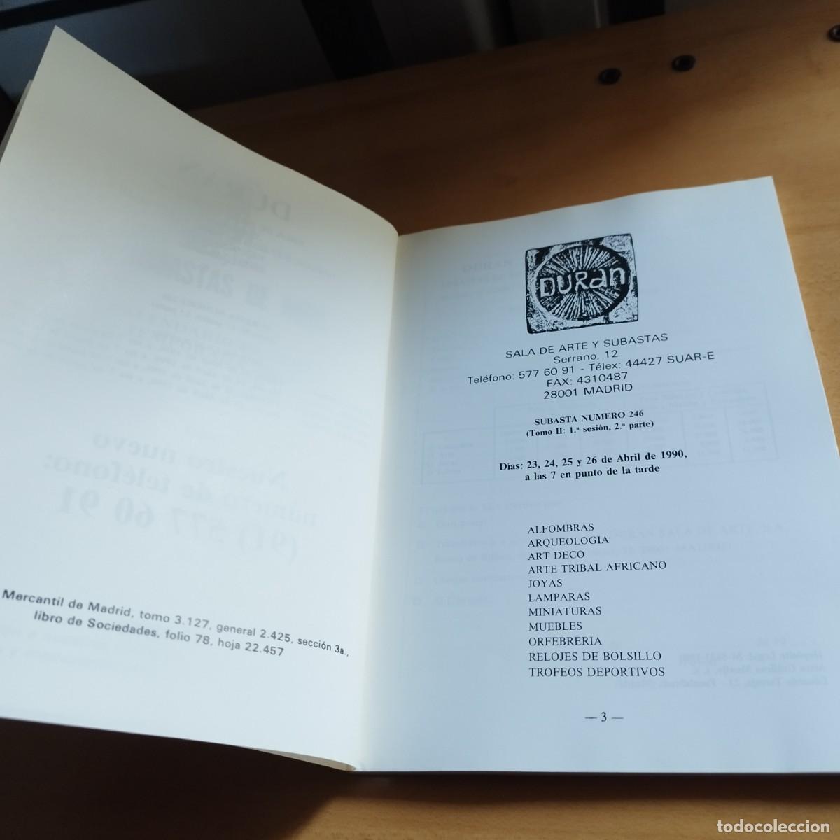 Libros de segunda mano: DURAN SUBASTA N&ordm;246 / / EVA 075 - Foto 4