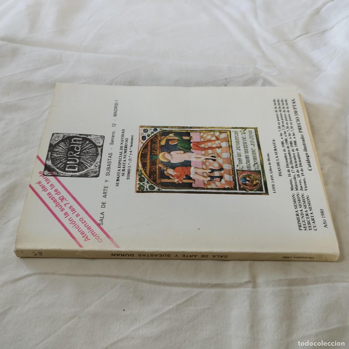 Libros de segunda mano: DURAN SUBASTA N&ordm;142 / / EVA 086 - Foto 1