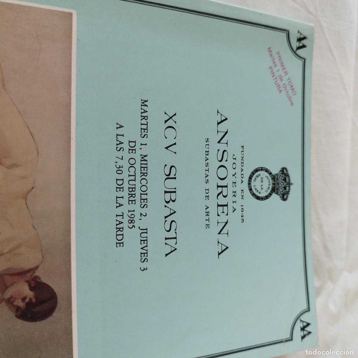 Libros de segunda mano: ANSORENA XCV SUBASTA / / EVA 087 - Foto 2