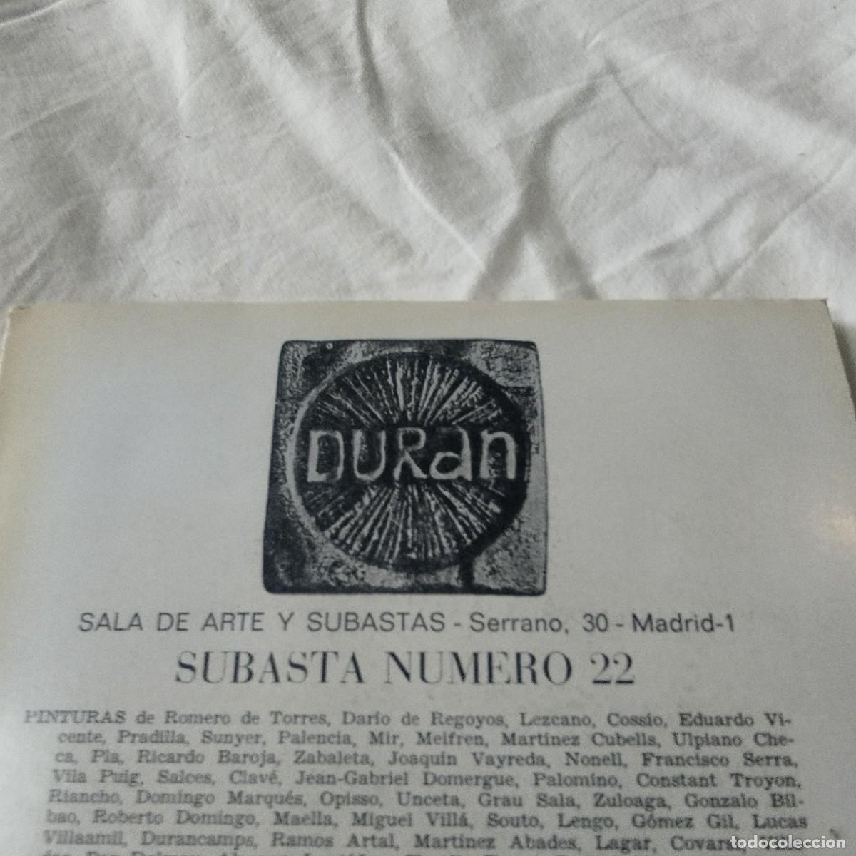 Libros de segunda mano: DURAN SUBASTA N&ordm;22 / / EVA 095 - Foto 2