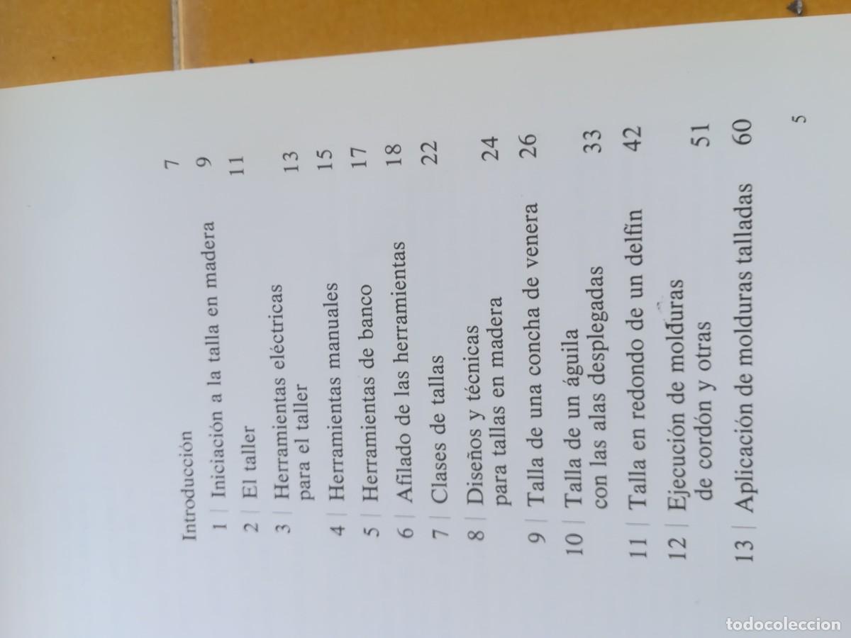 Libros de segunda mano: PRACTICA DE LA TALLA DE LA MADERA / / EVA 142 CEAC / - Foto 4