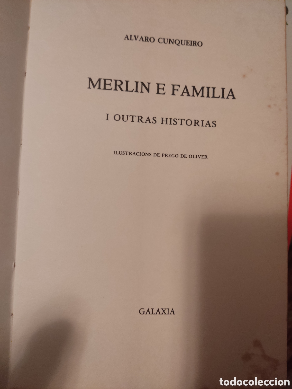 Libros de segunda mano: Merl&iacute;n e familia ( &Aacute;lvaro Cunqueiro ) - Foto 2