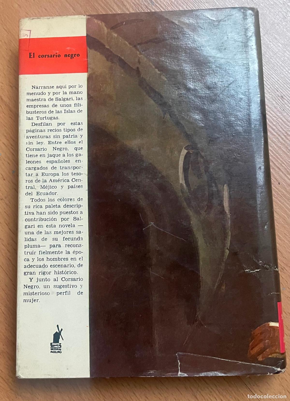 Libros de segunda mano: SALGARI, EL CORSARIO NEGRO - Foto 3
