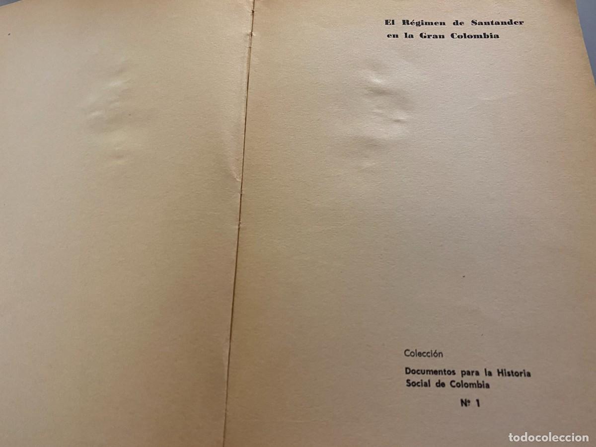 Libros de segunda mano: EL R&Eacute;GIMEN DE SANTANDER EN LA GRAN COLOMBIA. - SIN TAPAS - Foto 1
