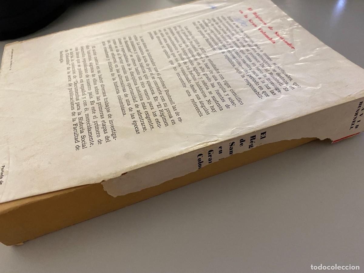 Libros de segunda mano: EL R&Eacute;GIMEN DE SANTANDER EN LA GRAN COLOMBIA. - SIN TAPAS - Foto 3