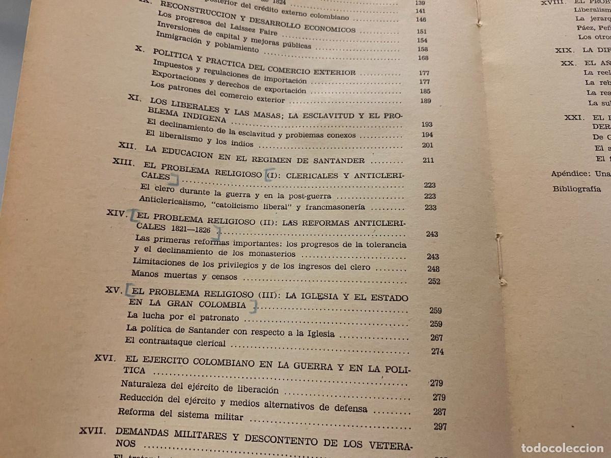 Libros de segunda mano: EL R&Eacute;GIMEN DE SANTANDER EN LA GRAN COLOMBIA. - SIN TAPAS - Foto 6