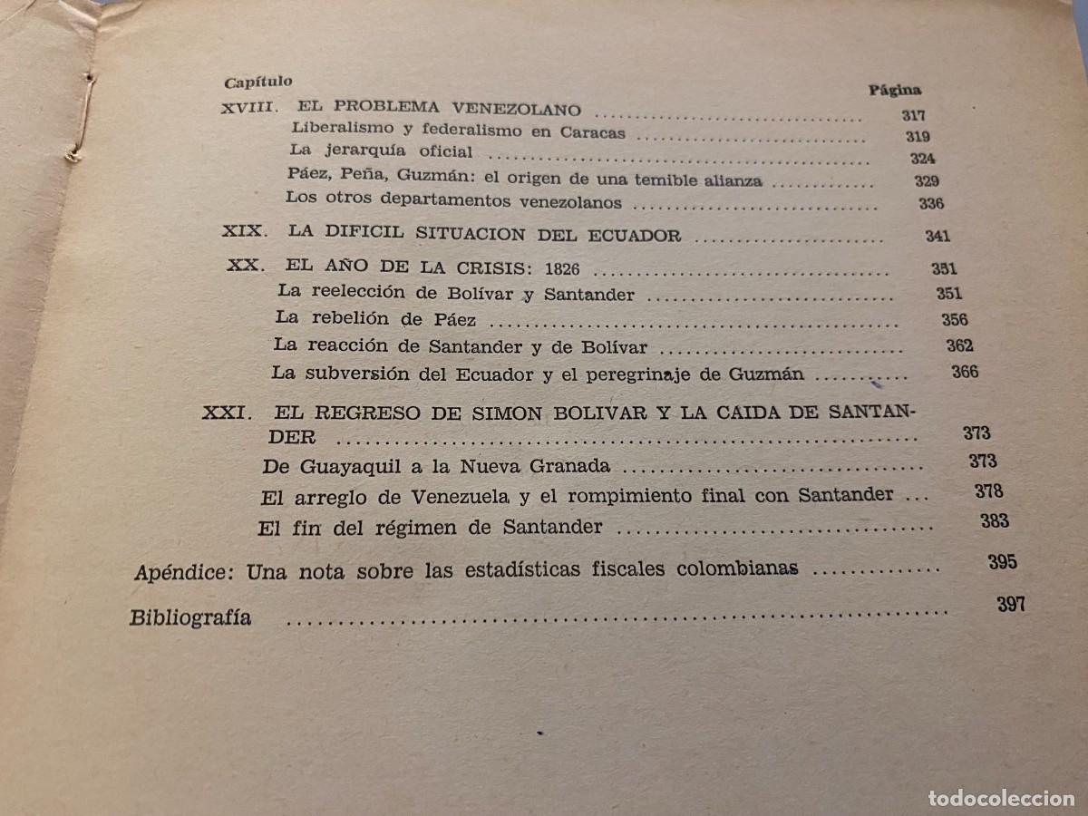 Libros de segunda mano: EL R&Eacute;GIMEN DE SANTANDER EN LA GRAN COLOMBIA. - SIN TAPAS - Foto 7