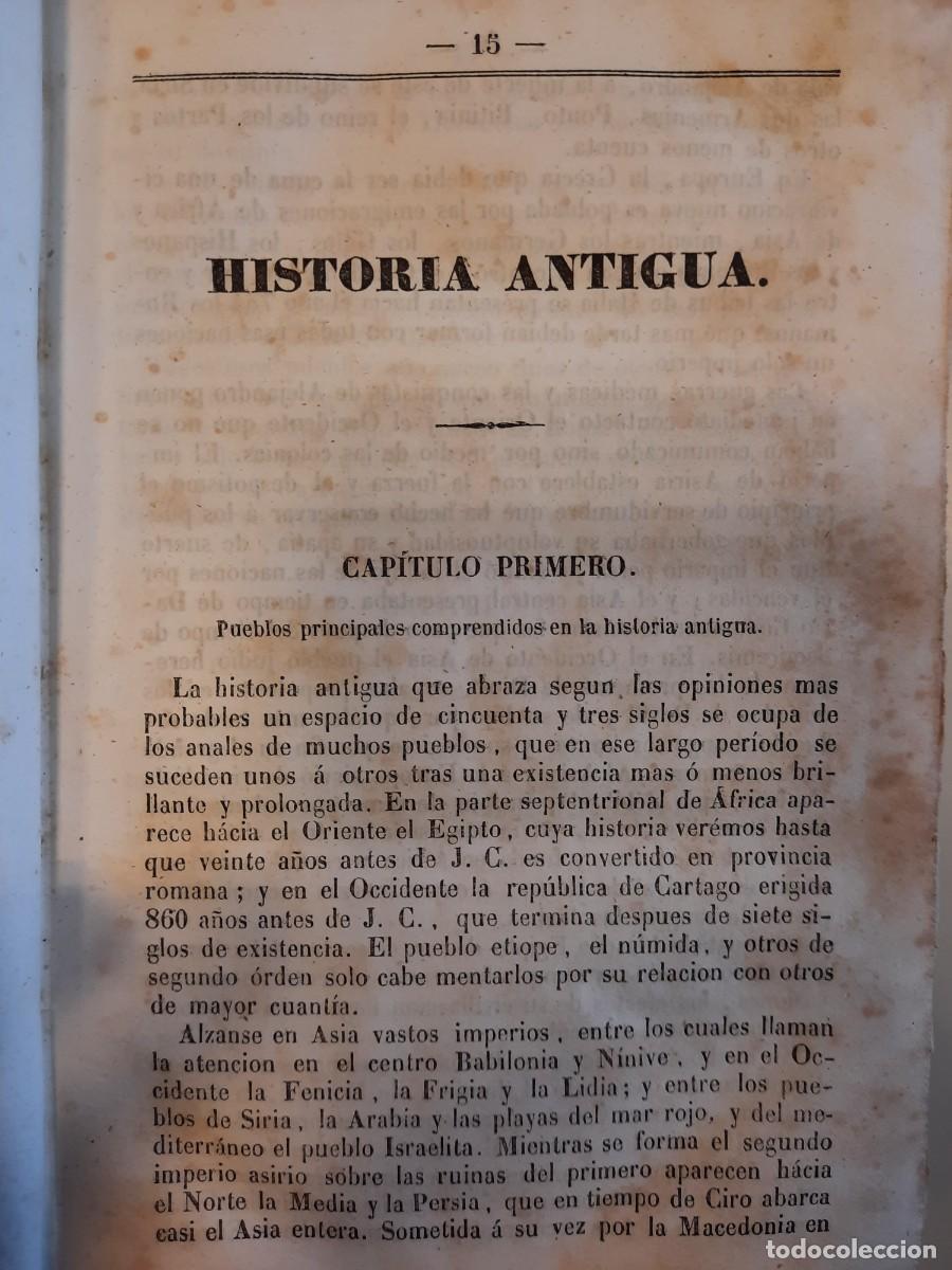 Libros de segunda mano: LIBRO. Compendio de historia universal. Juan Cortada. Tomos I, II y III. 1852 - Foto 3