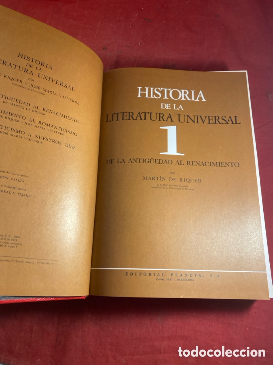 Libros de segunda mano: HISTORIA DE LA LITERATURA UNIVERSAL - Foto 2