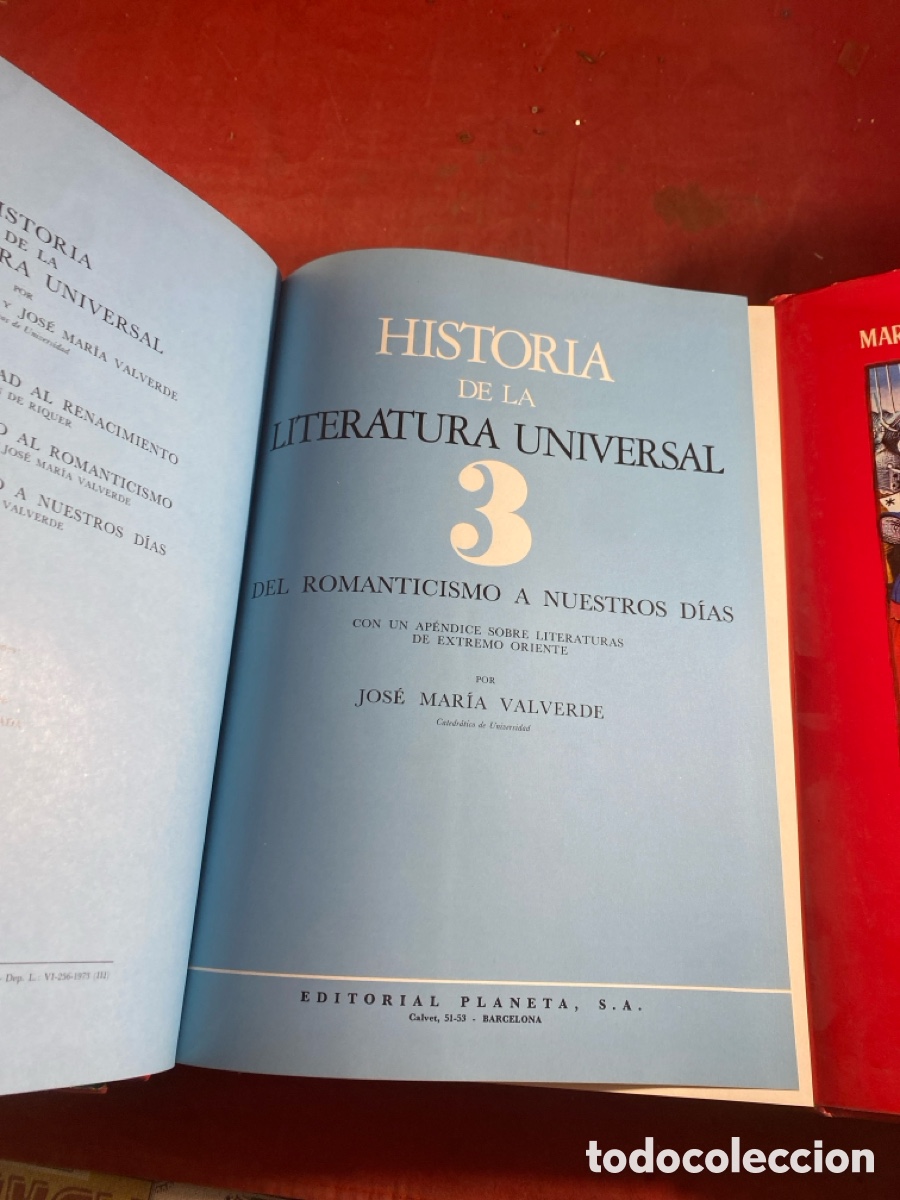 Libros de segunda mano: HISTORIA DE LA LITERATURA UNIVERSAL - Foto 4