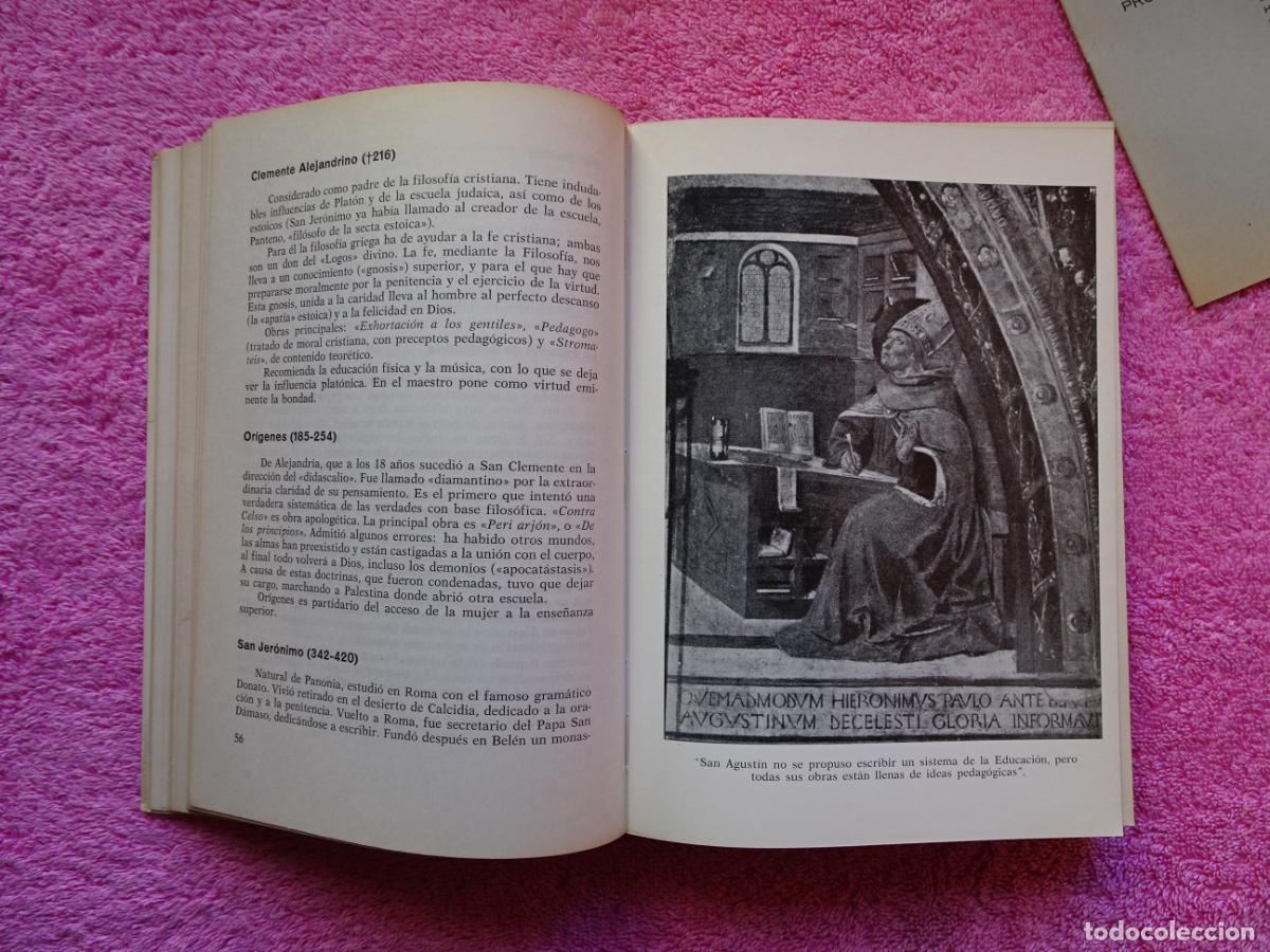 Libros de segunda mano: historia de la educaci&oacute;n jes&uacute;s llopis 1969 edici&oacute;n 1&ordf; con librito de programa - Foto 9