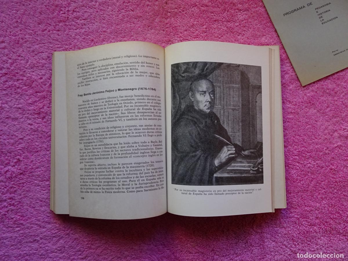 Libros de segunda mano: historia de la educaci&oacute;n jes&uacute;s llopis 1969 edici&oacute;n 1&ordf; con librito de programa - Foto 12