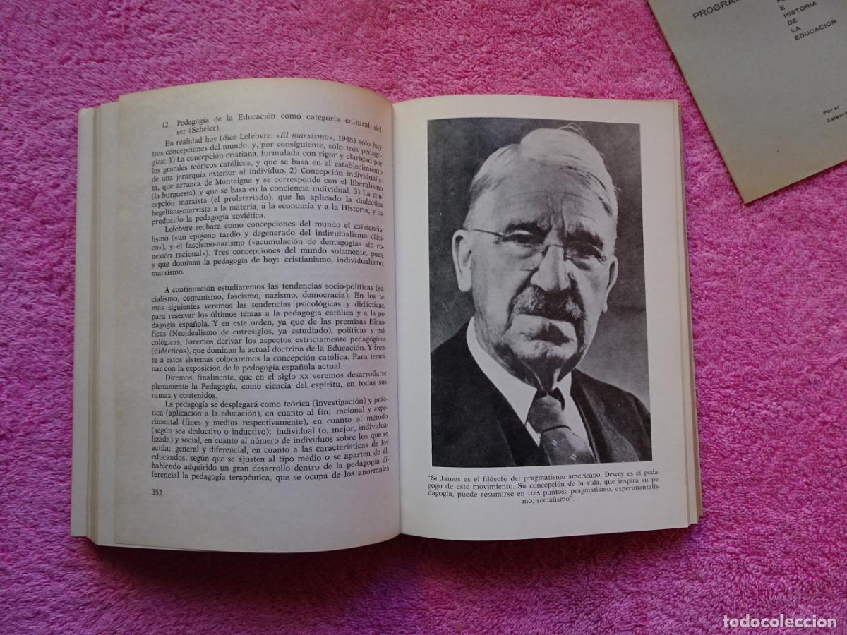 Libros de segunda mano: historia de la educaci&oacute;n jes&uacute;s llopis 1969 edici&oacute;n 1&ordf; con librito de programa - Foto 14