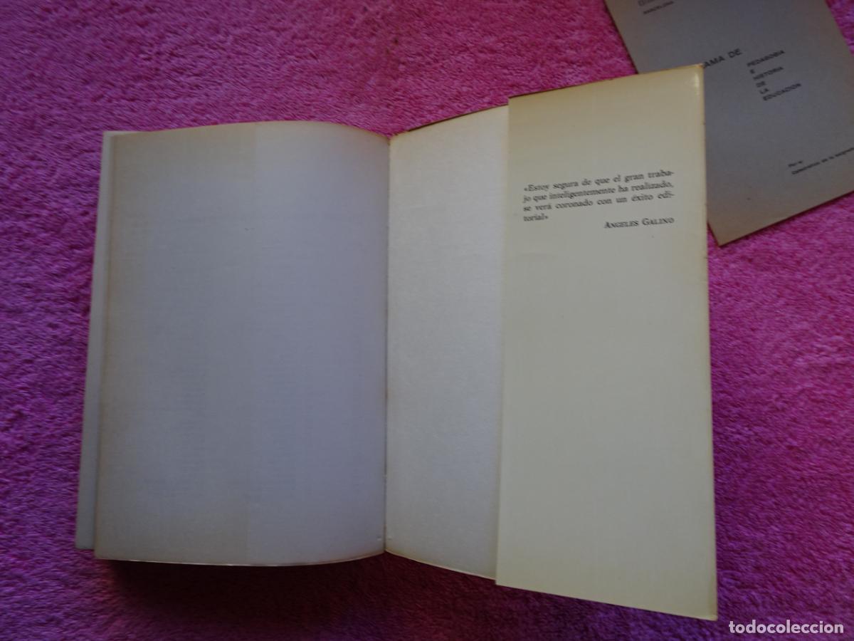 Libros de segunda mano: historia de la educaci&oacute;n jes&uacute;s llopis 1969 edici&oacute;n 1&ordf; con librito de programa - Foto 16