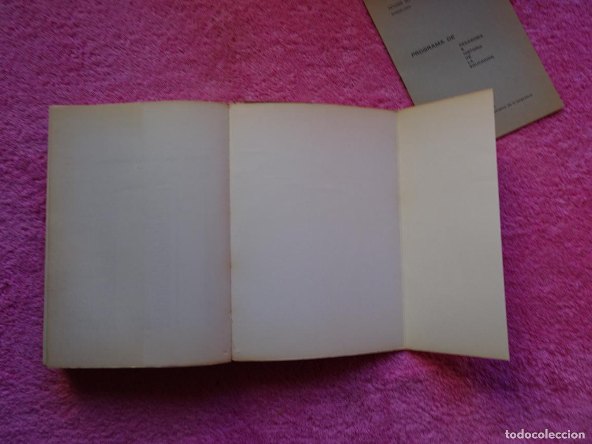 Libros de segunda mano: historia de la educaci&oacute;n jes&uacute;s llopis 1969 edici&oacute;n 1&ordf; con librito de programa - Foto 17