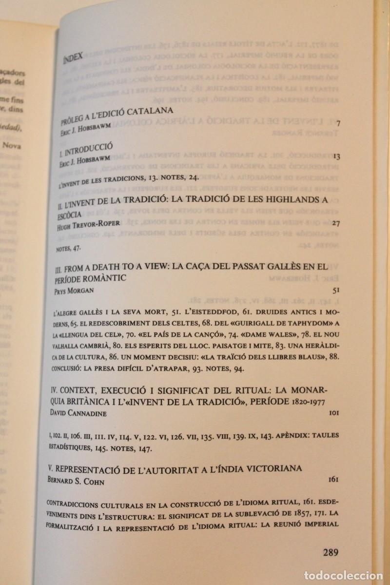 Libros de segunda mano: Eric J. Hobsbawm i Terence Ranger - Linvent de la tradici&oacute; - Eumo - Foto 3