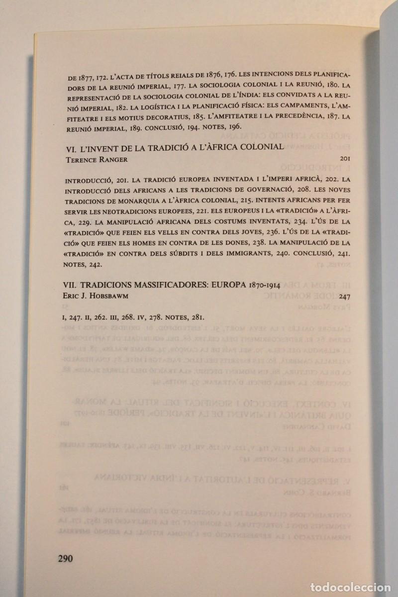 Libros de segunda mano: Eric J. Hobsbawm i Terence Ranger - Linvent de la tradici&oacute; - Eumo - Foto 4