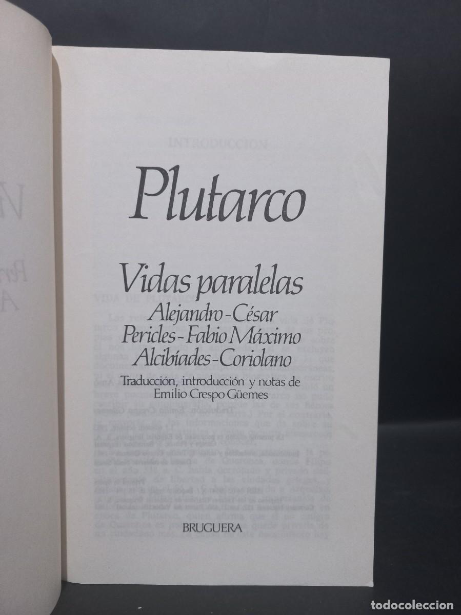 Libros de segunda mano: PLUTARCO - VIDAS PARALELAS - 1983 - Foto 2