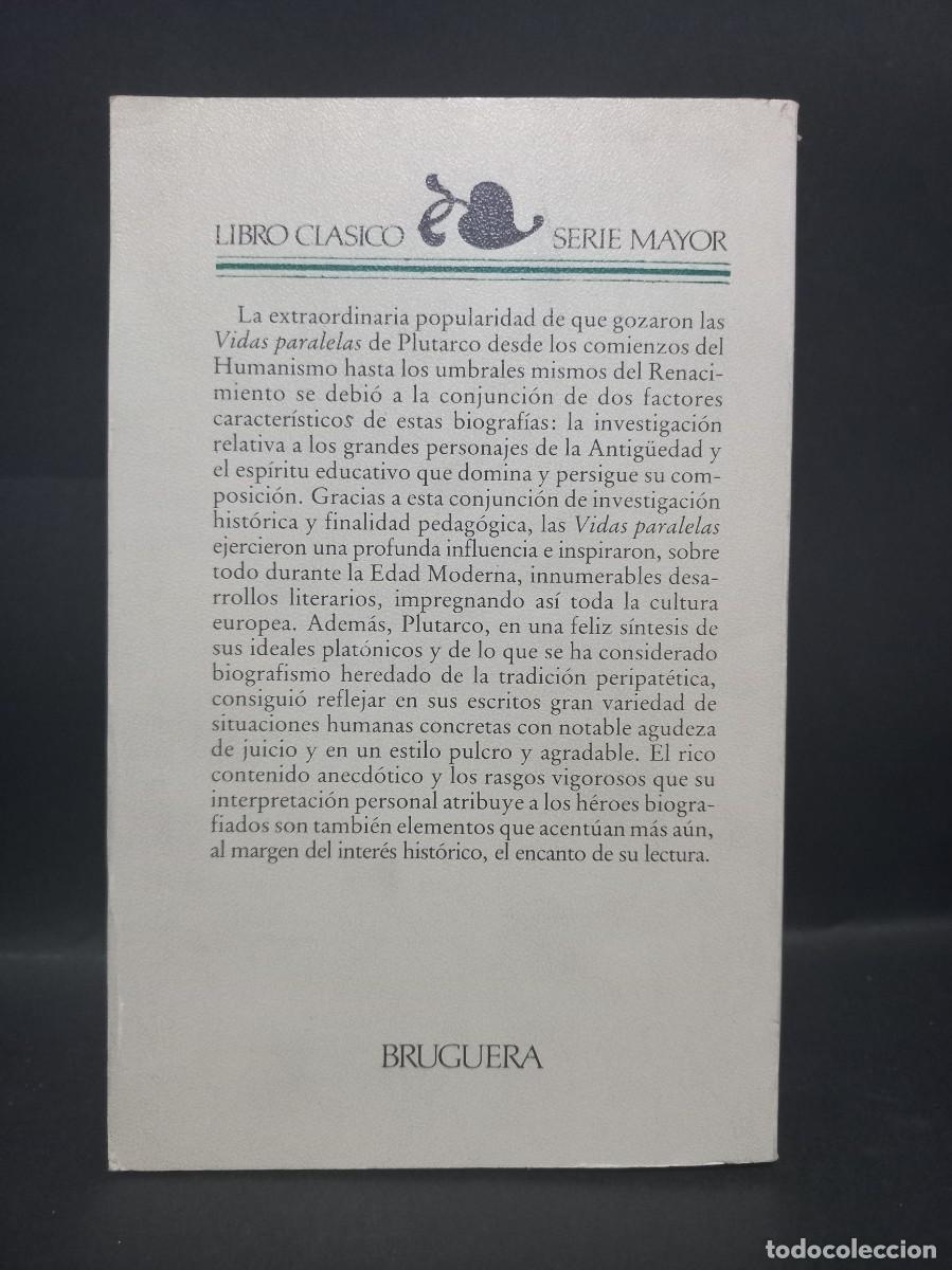 Libros de segunda mano: PLUTARCO - VIDAS PARALELAS - 1983 - Foto 3