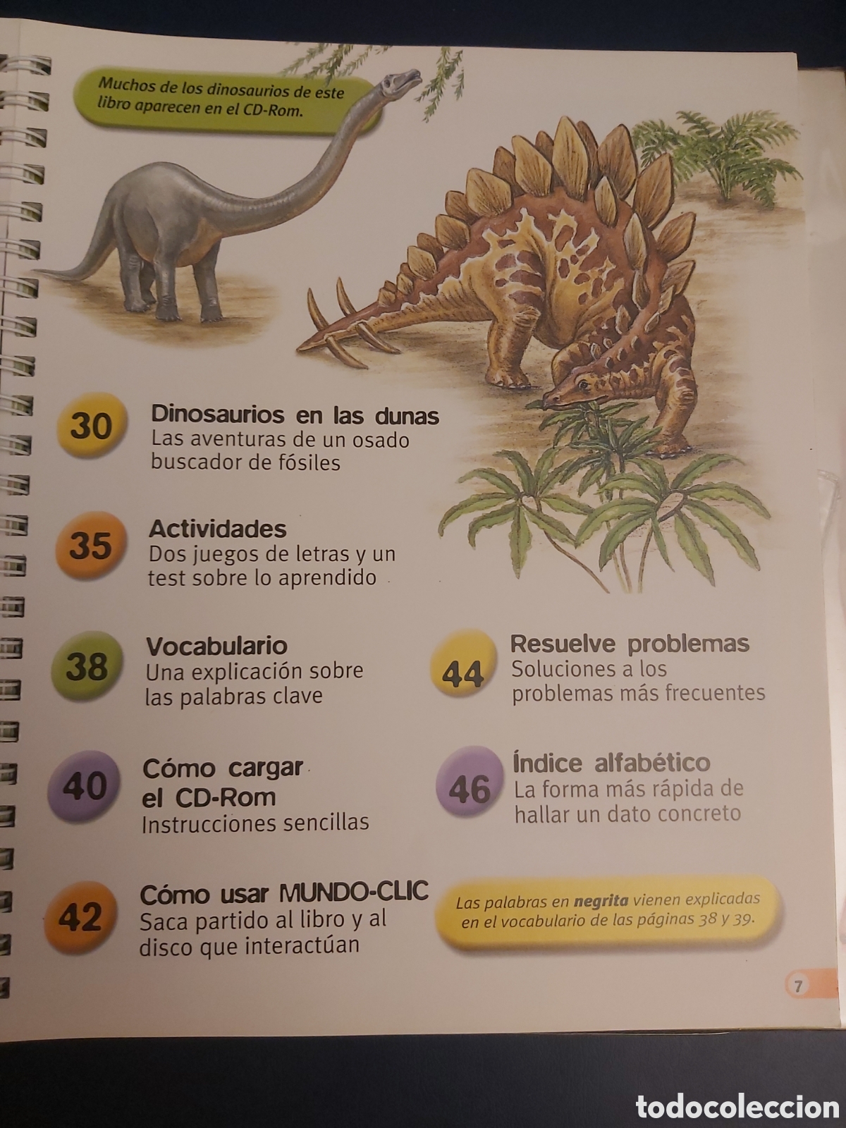 Libros de segunda mano: LIBRO + CD ROM LOS DINOSAURIOS SM / MUNDO CLIC 2003 - Foto 6