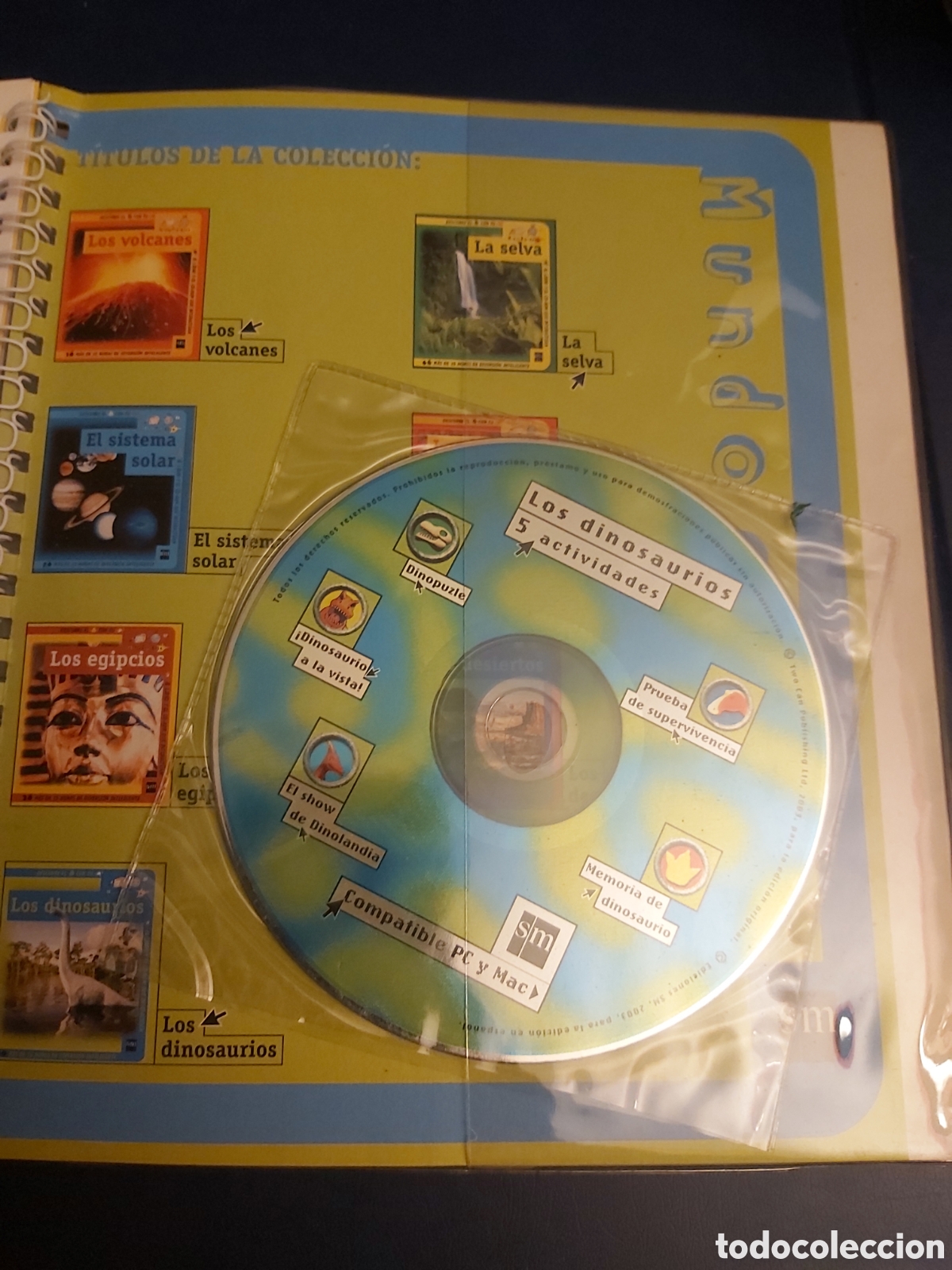 Libros de segunda mano: LIBRO + CD ROM LOS DINOSAURIOS SM / MUNDO CLIC 2003 - Foto 10