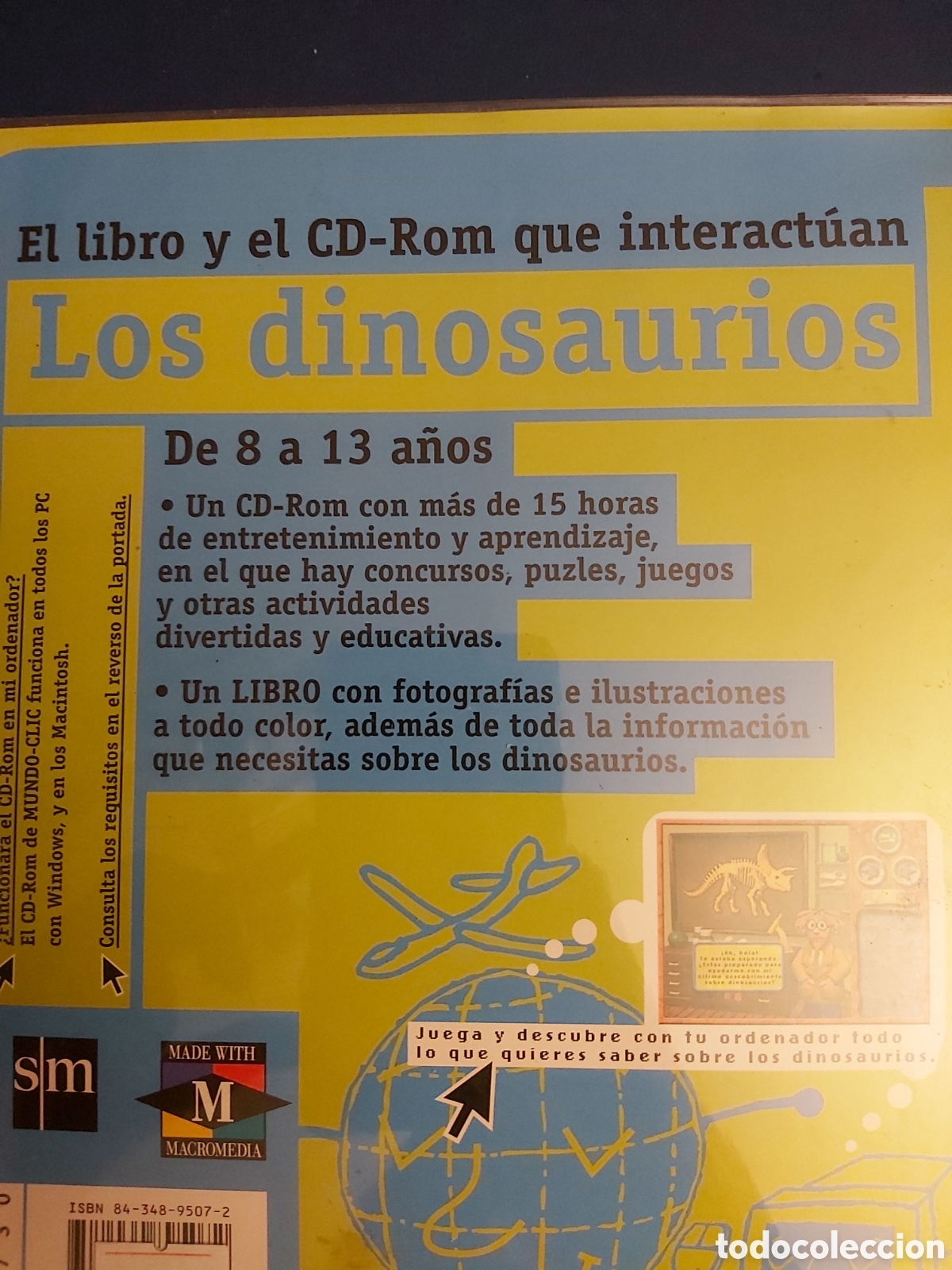 Libros de segunda mano: LIBRO + CD ROM LOS DINOSAURIOS SM / MUNDO CLIC 2003 - Foto 11
