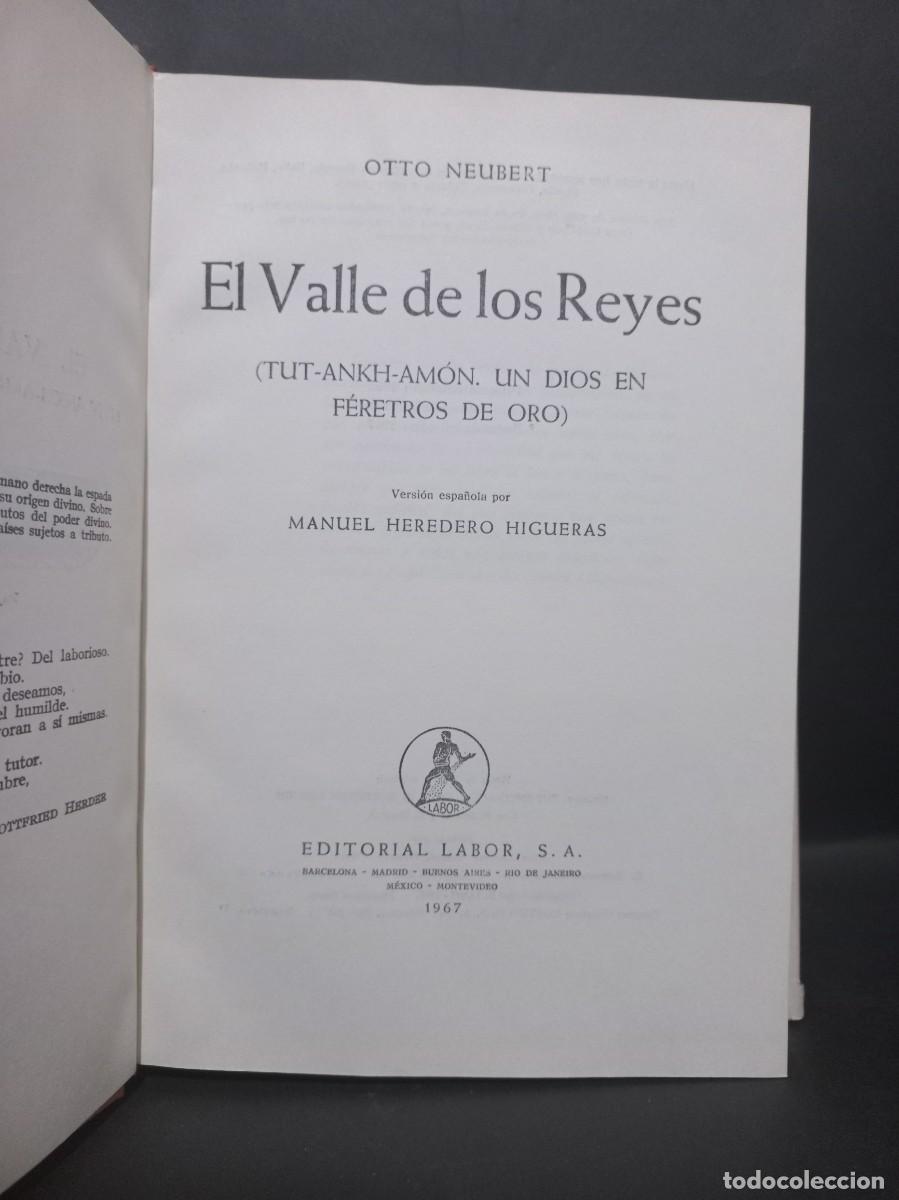 Libros de segunda mano: O. NEUBERT - EL VALLE DE LOS REYES - 1967 - Foto 2