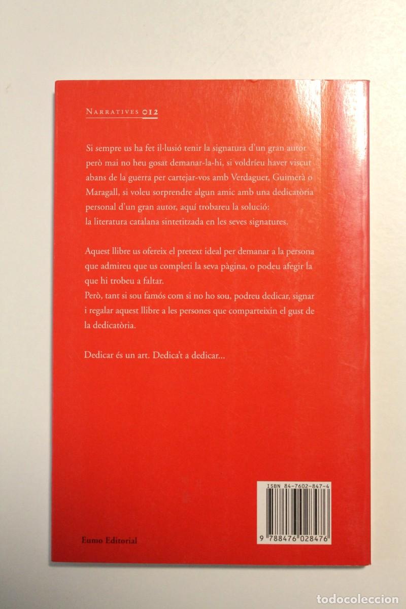 Libros de segunda mano: Dedicat. Una idea de Jaume Oliva - Eumo - Foto 2