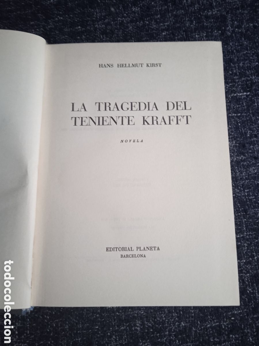 Libros de segunda mano: LA TRAGEDIA DEL TENIENTE KRAFFT. / HANS HELLMUT KIRST - Foto 1
