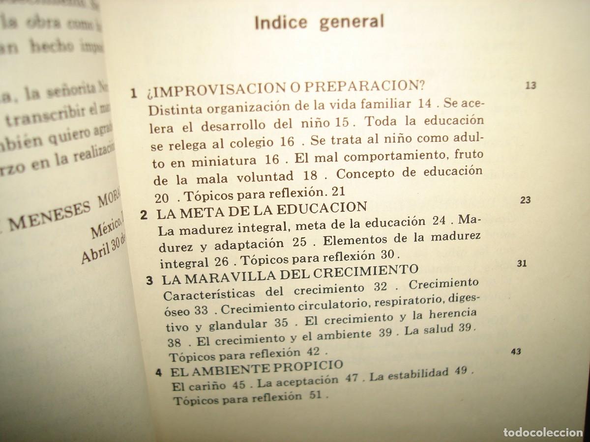 Libros de segunda mano: 17- EDUCAR COMPRENDIENDO AL NI&Ntilde;O - ERNESTO MENESES MORALES - Foto 3