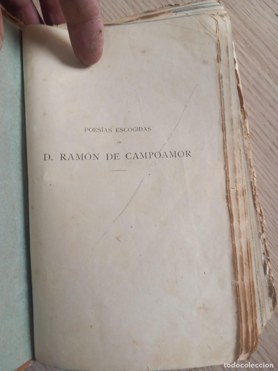 Libros de segunda mano: LIBRO POESIAS ESCOGIDAS 1883 - Foto 4