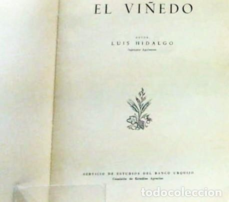 Libros de segunda mano: LUIS HIDALGO ... EL VI&Ntilde;EDO ... 1964 - Foto 2