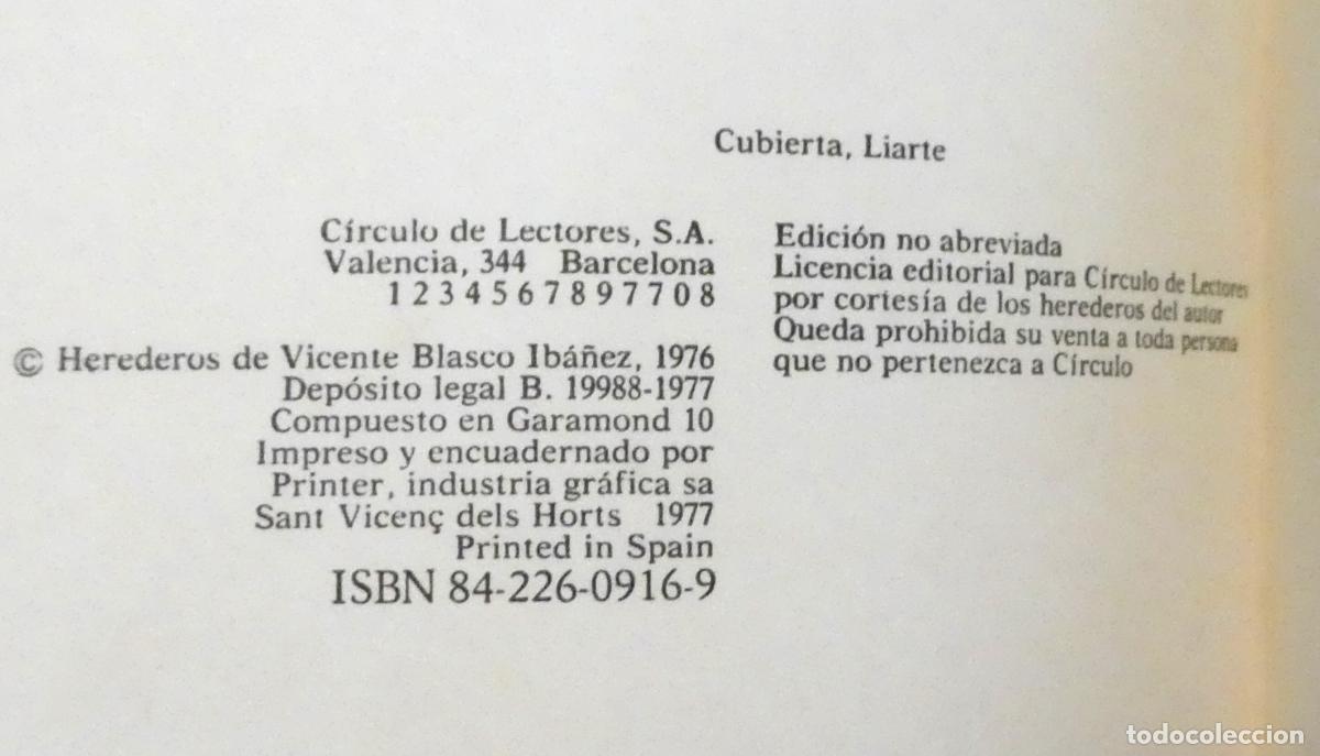 Libros de segunda mano: VICENTE BLASCO IBA&Ntilde;EZ LA CATEDRAL C&Iacute;RCULO LECTORES - Foto 3