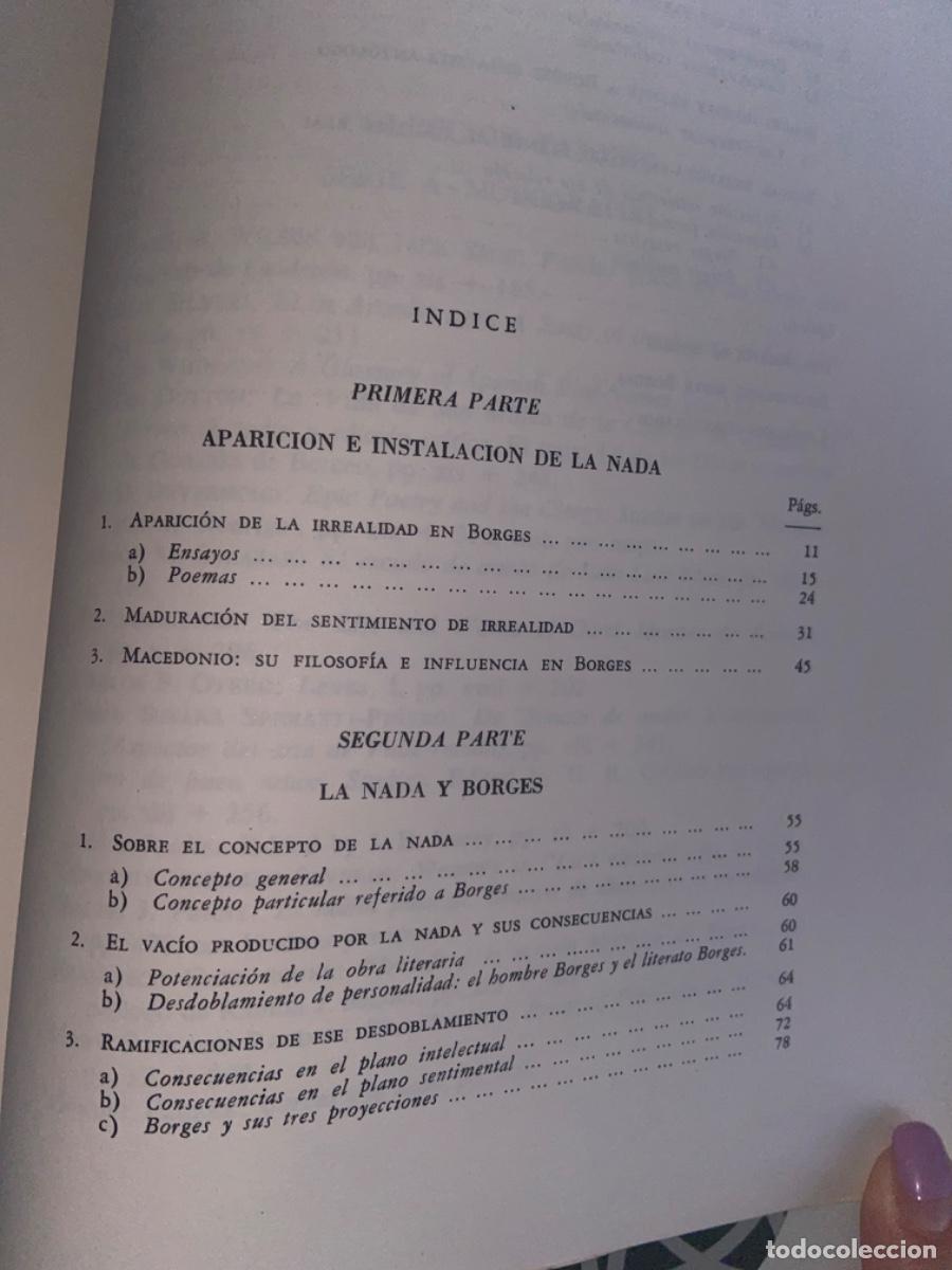 Libros de segunda mano: BORGES Y LA NADA. FERRER, MANUEL. T&Aacute;MESIS BOOK LIMITED. BOARD. 1971 - Foto 2
