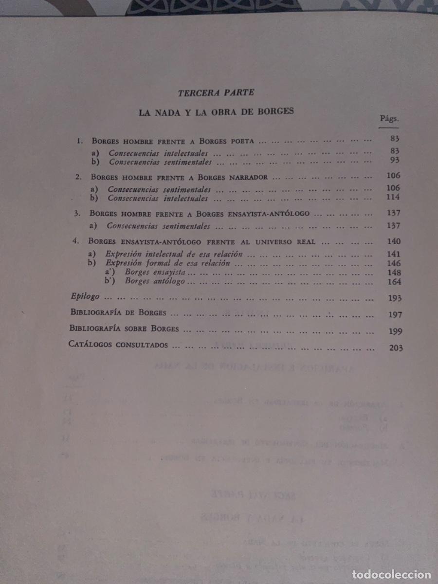 Libros de segunda mano: BORGES Y LA NADA. FERRER, MANUEL. T&Aacute;MESIS BOOK LIMITED. BOARD. 1971 - Foto 3