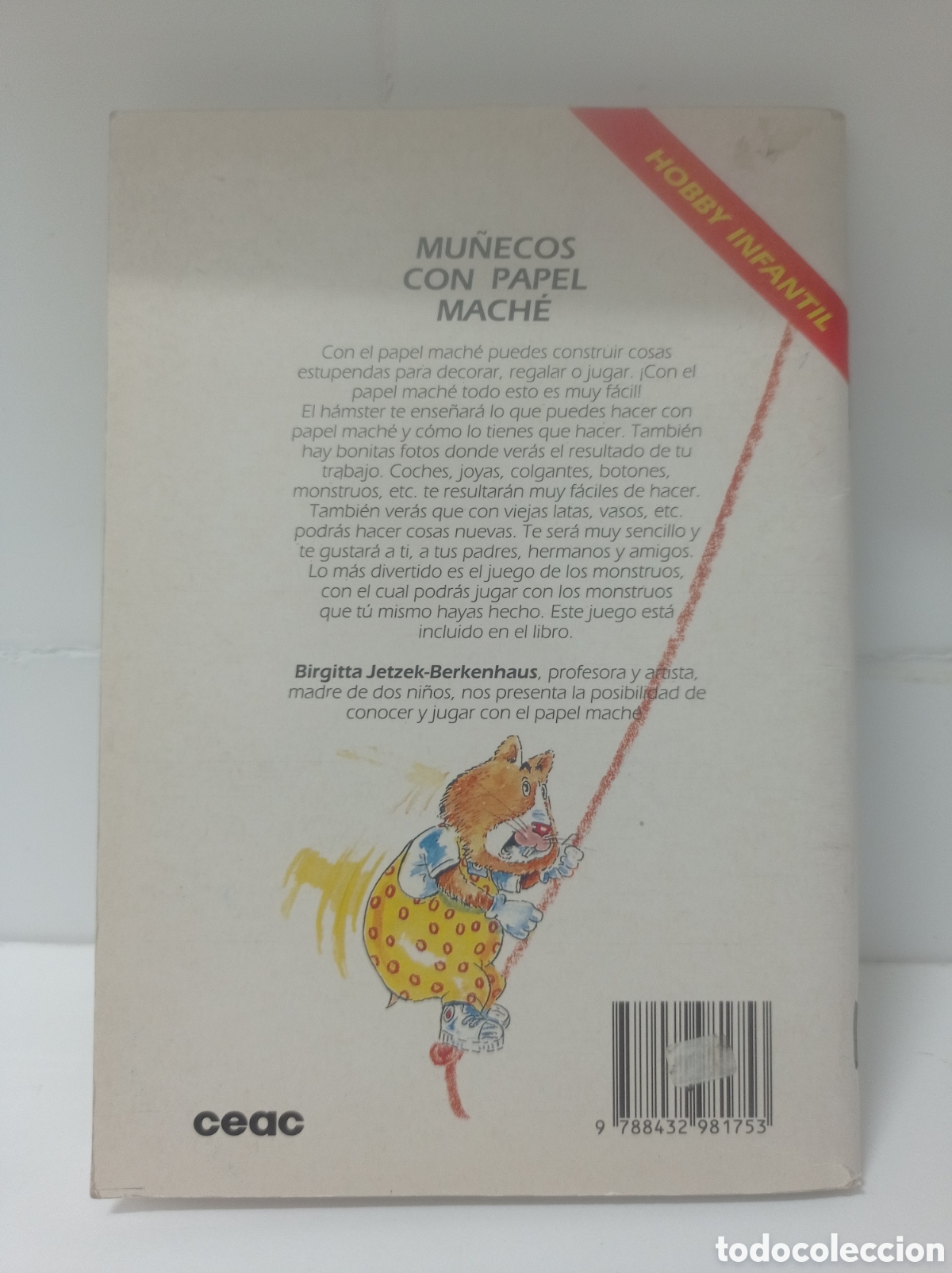 Libros de segunda mano: MU&Ntilde;ECOS CON PAPEL MACHE, HOBBY INFANTIL, ESTADO ACEPTABLE - Foto 2