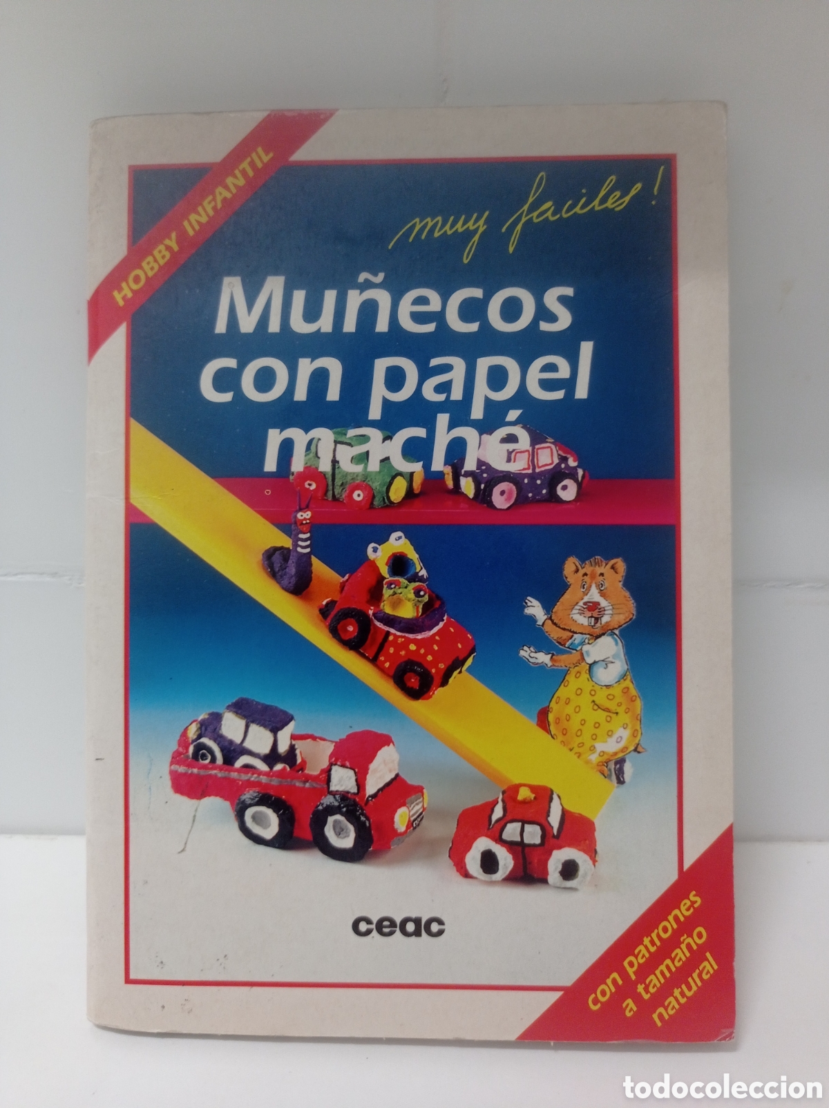 Libros de segunda mano: MU&Ntilde;ECOS CON PAPEL MACHE, HOBBY INFANTIL, ESTADO ACEPTABLE - Foto 1