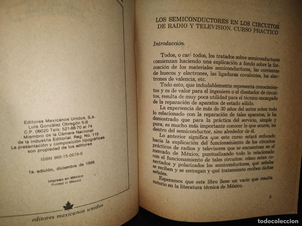Libros de segunda mano: 97- DIODOS Y TRANSISTORES - MIGUEL FLAQUER - Foto 5