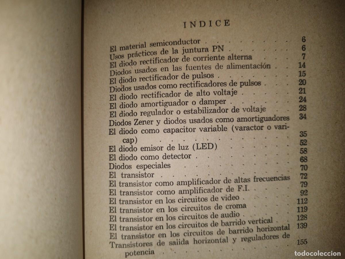 Libros de segunda mano: 97- DIODOS Y TRANSISTORES - MIGUEL FLAQUER - Foto 6