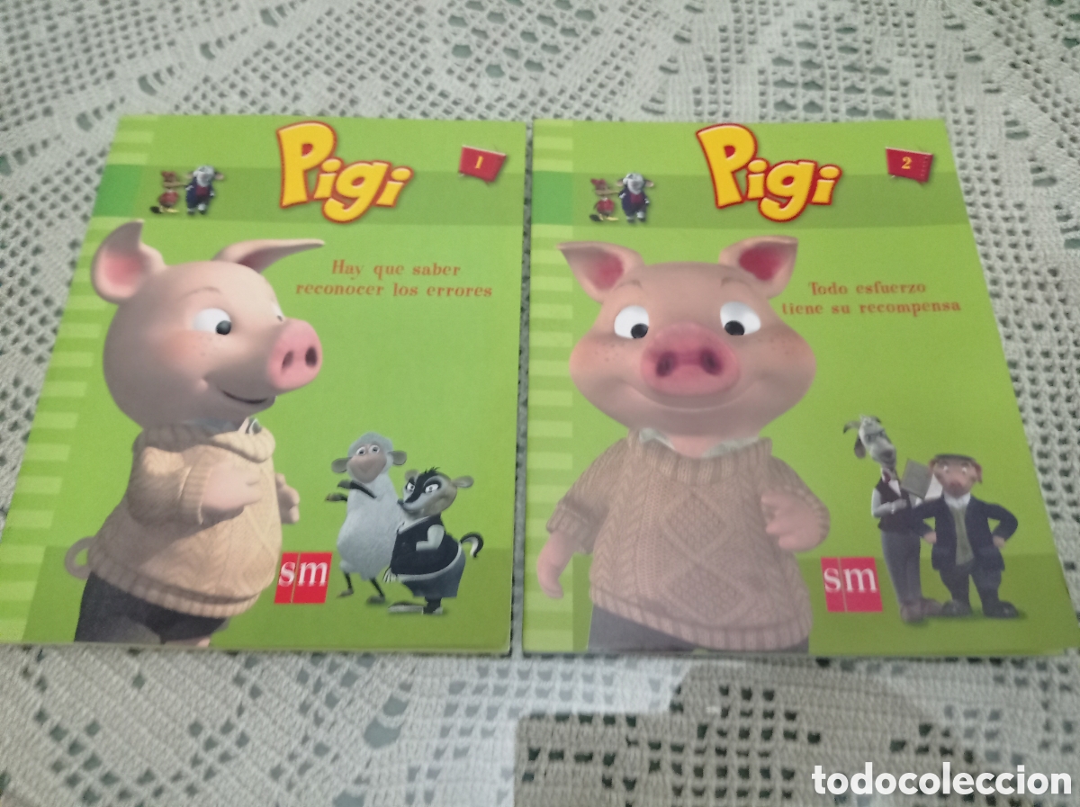 Libros de segunda mano: PIGI,2 LIBROS,ENSE&Ntilde;ANZAS PARA NI&Ntilde;OS,EDICIONES SM - Foto 1