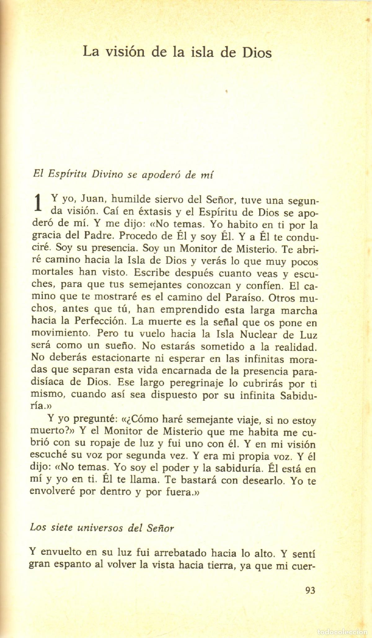 Libros de segunda mano: El testamento de San Juan - Benitez, J. J. - Foto 3